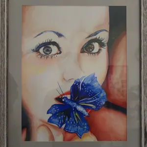 Papillon bleu