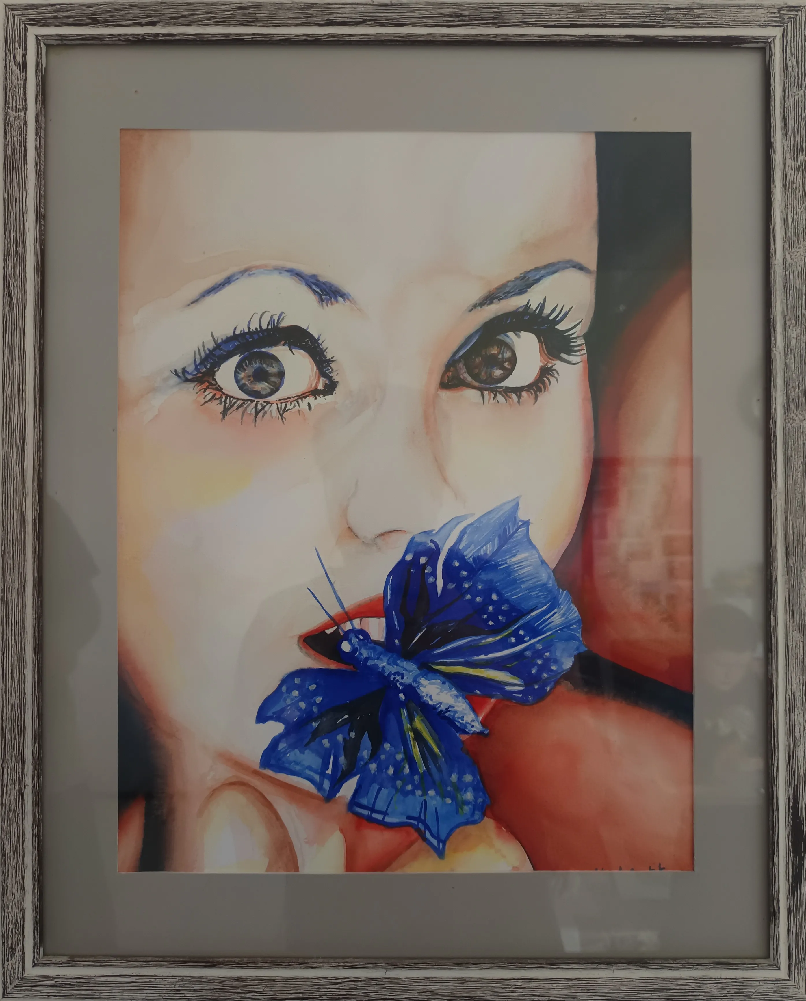 Papillon bleu
