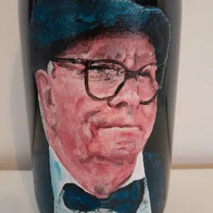 Bouteille de vin : Nœud papillon